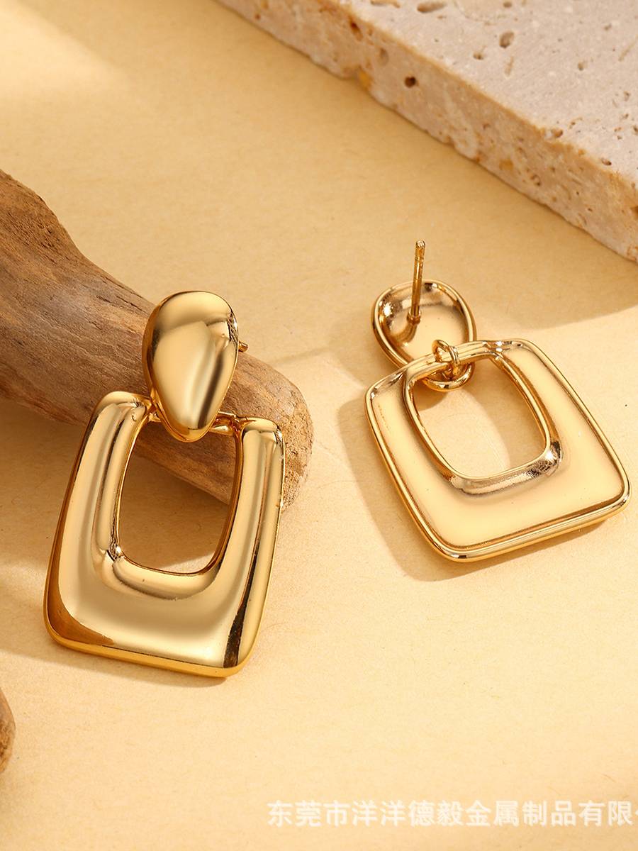Minimalist Square Earrings