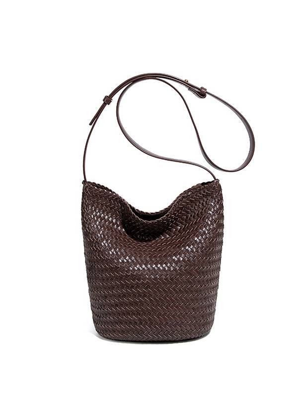 Woven Tote Bag Shoulder Bag Bucket Bag