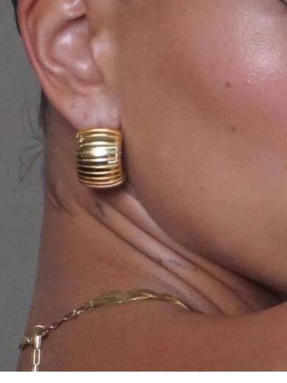 Minimalist Striped Earrings