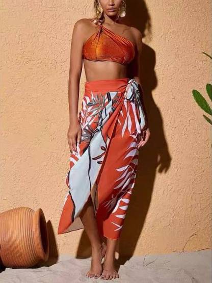 Printed Bikini Skirt