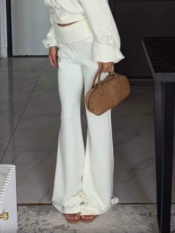 Drapey Flared Trousers