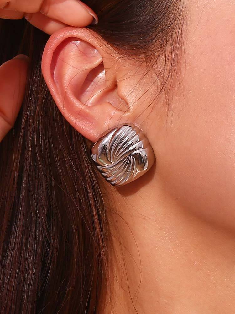 Minimalist Square Earrings