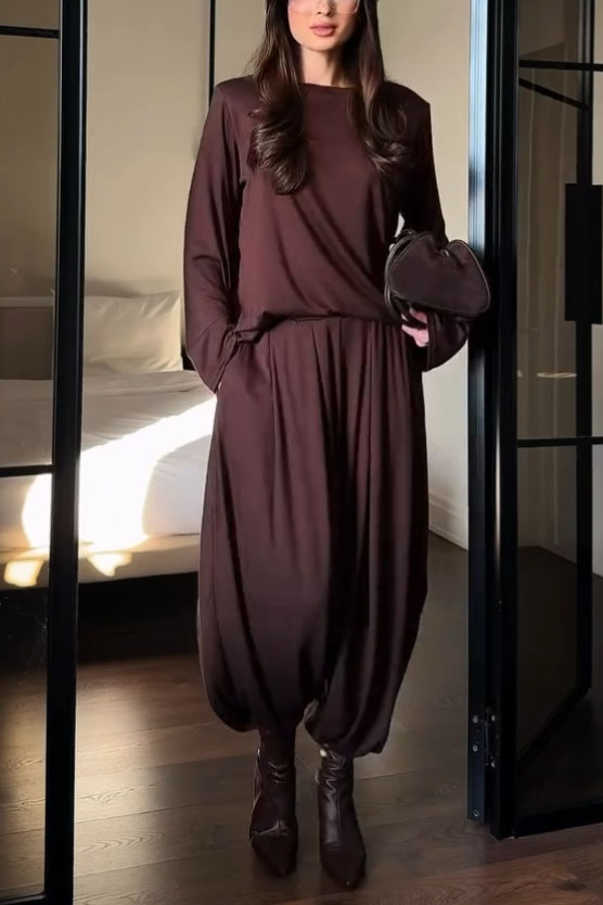 Loose T-shirt And Bloomers Set