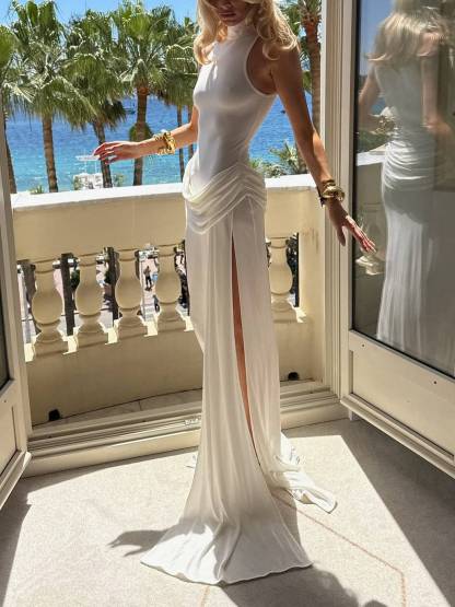 Side Slit Maxi Dress