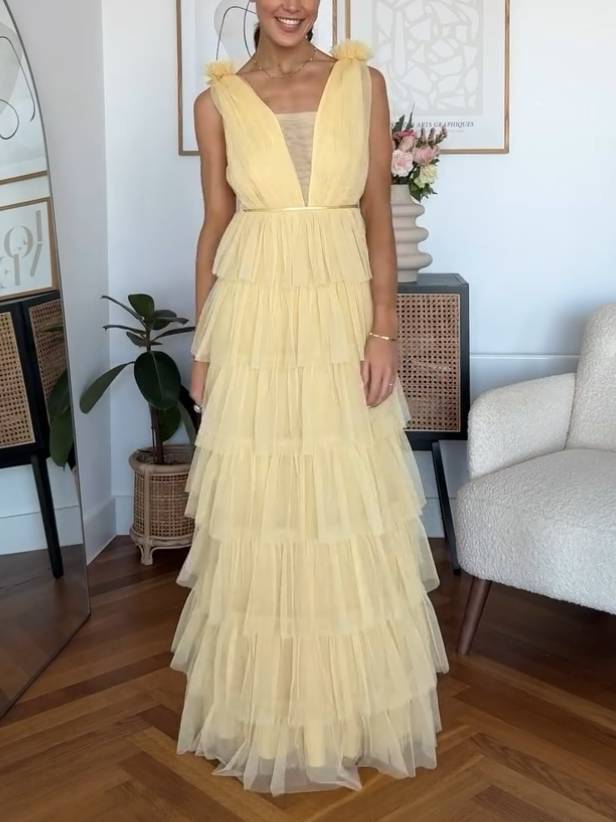 Multi-layer Cake Skirt Tulle Dress