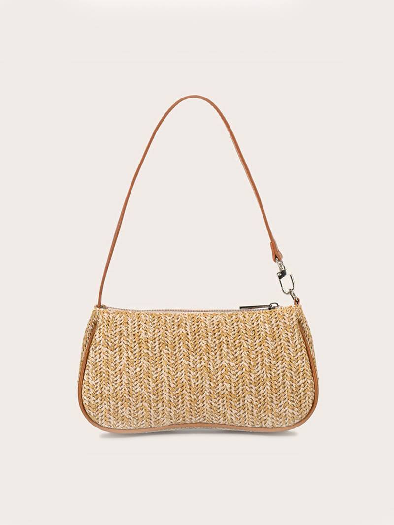 Straw Underarm Bag