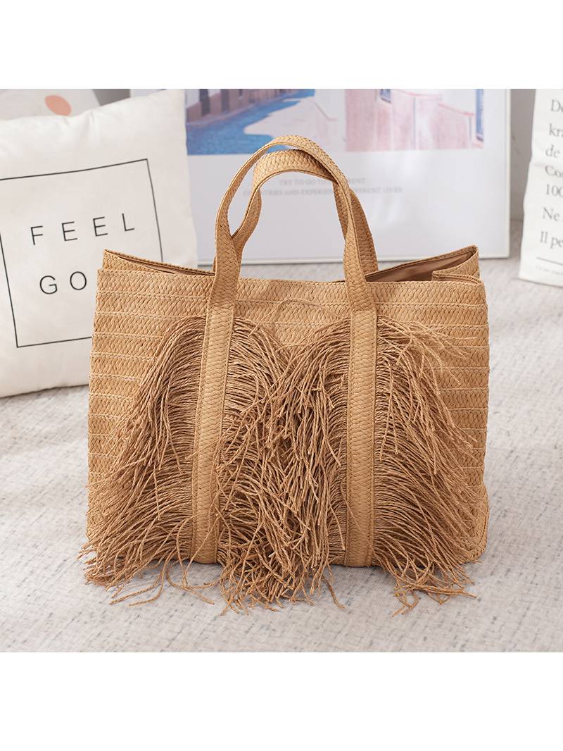 Tassel Straw Bag