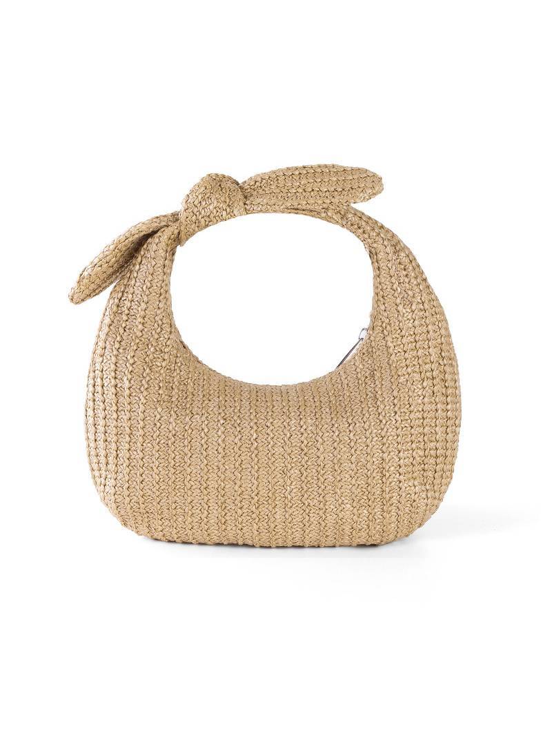 Bow Straw Bag