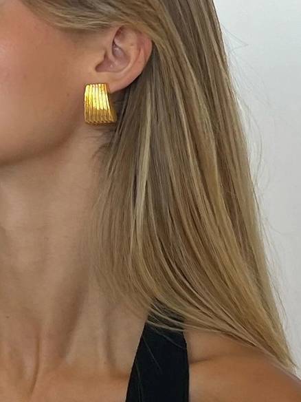 Minimalist Striped Earrings