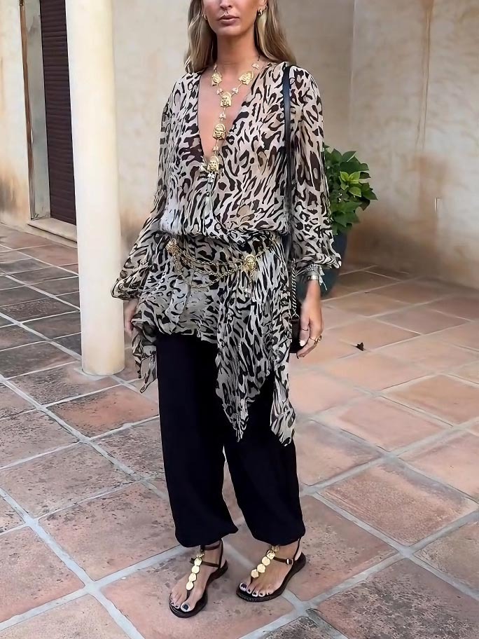 Casual Elastic Waist Bloomers