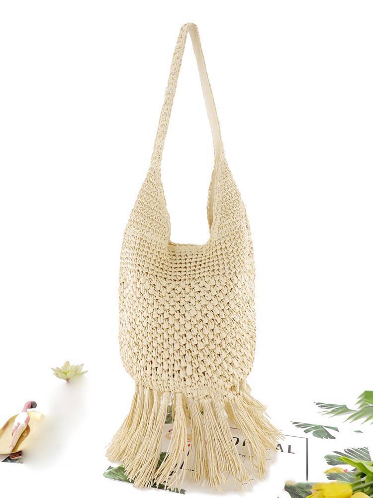 Tassel Straw Bag