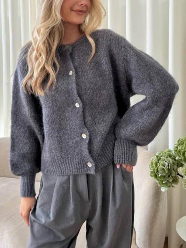 Candy Color Cardigan Knitwear