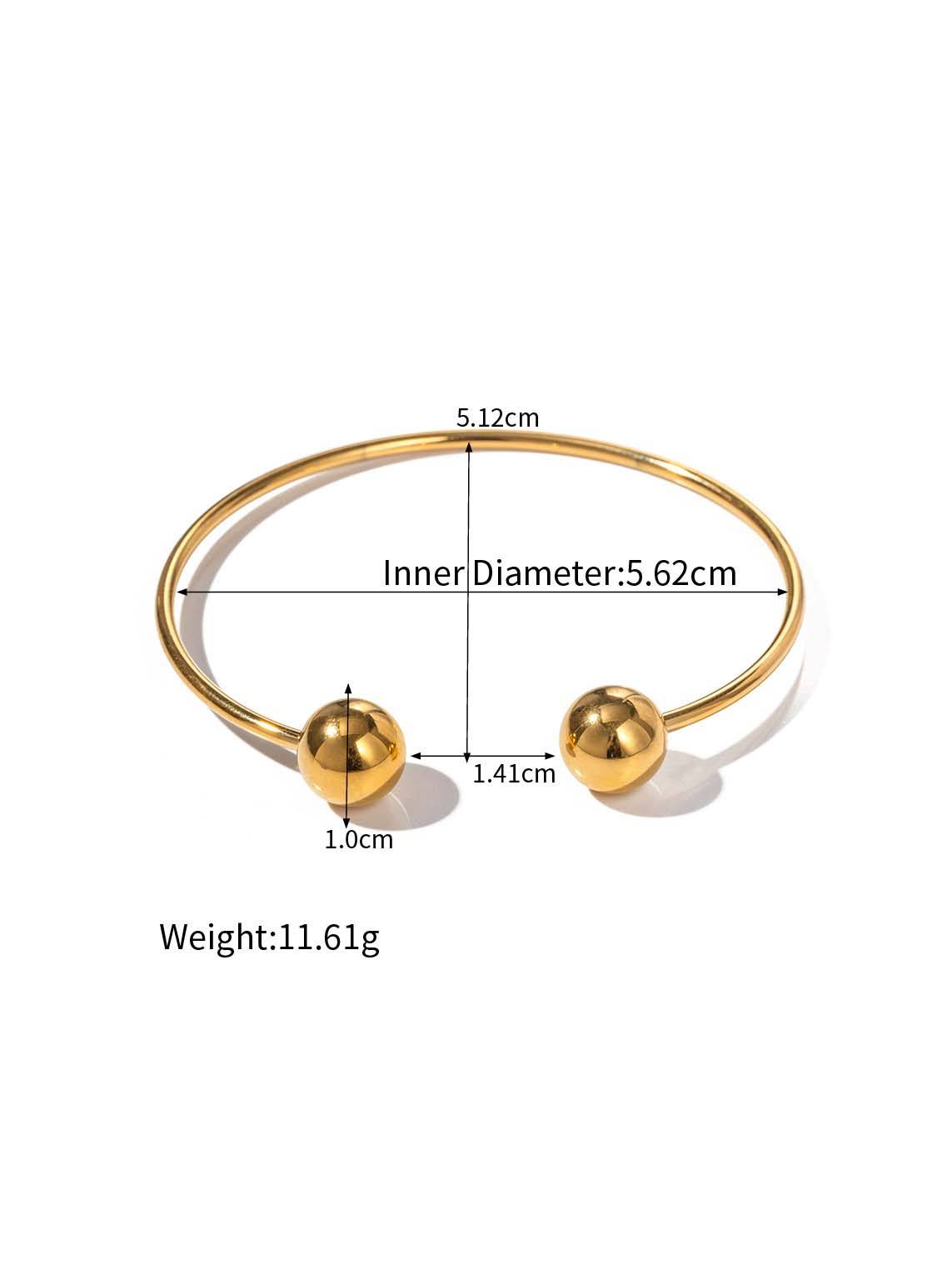 Minimalist Irregular Curve Bracelet