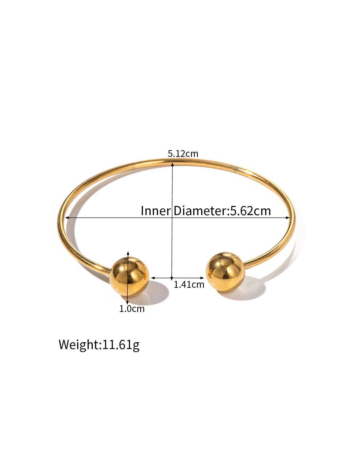 Minimalist Irregular Curve Bracelet