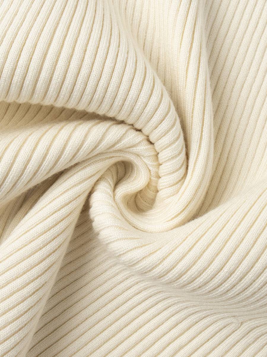 Minimalist Long Sleeve Knitted Maxi Dress