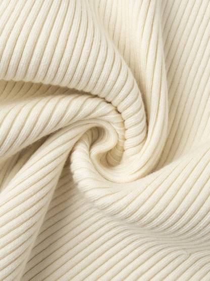 Minimalist Long Sleeve Knitted Maxi Dress