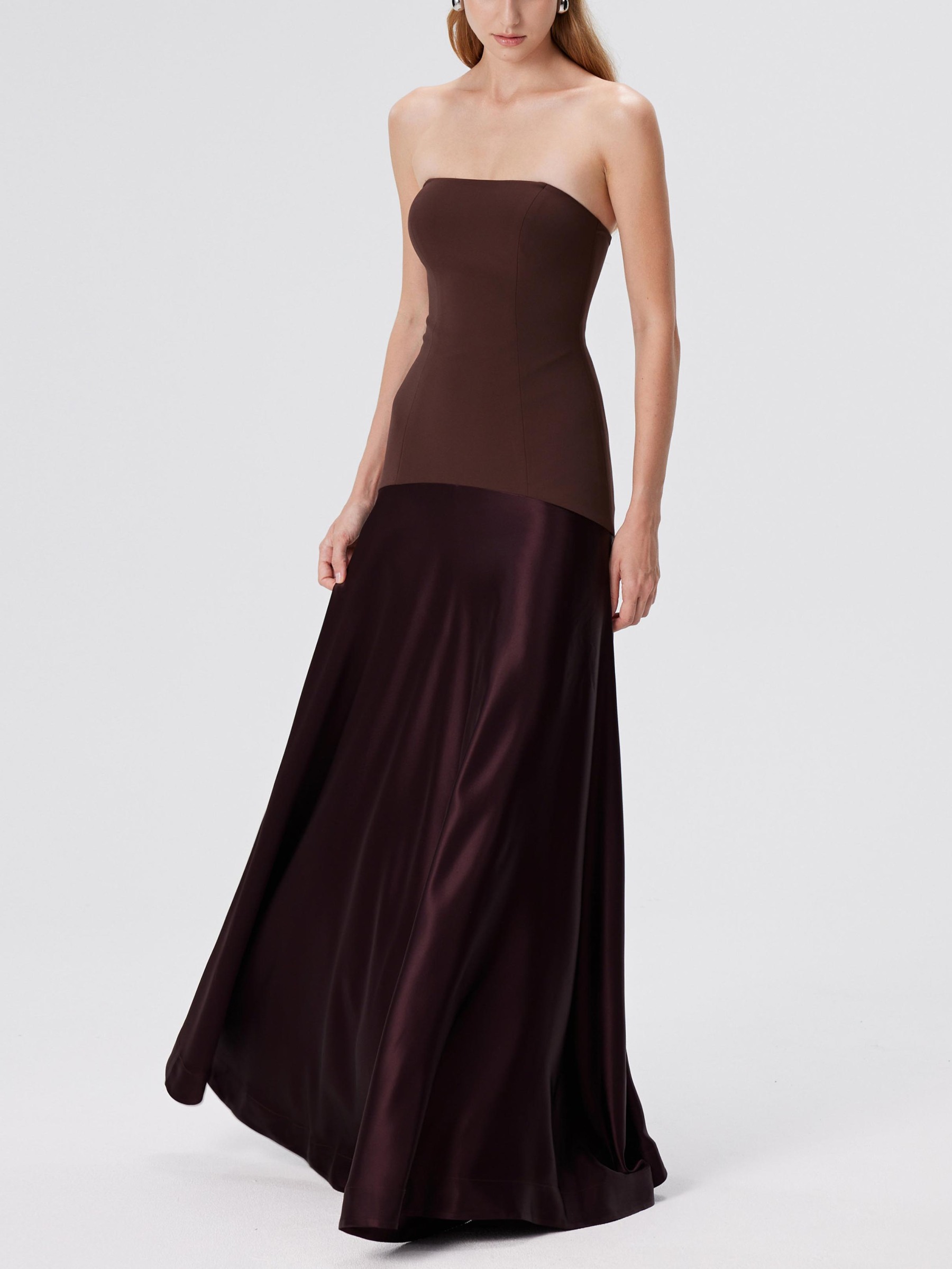Elegant Satin One-Shoulder A-Line Maxi Dress