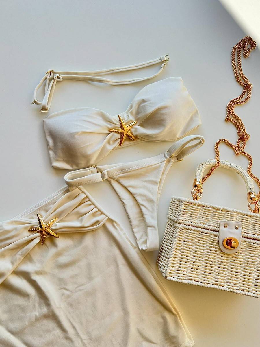 Starfish Bikini Three-piece Set