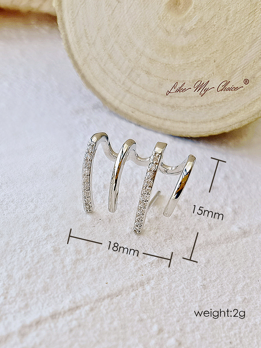 Shiny Crystal Earrings-Likemychoice