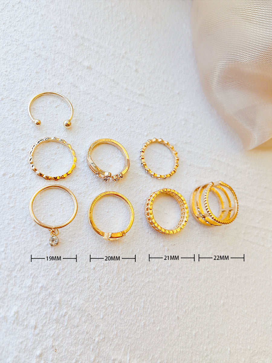 Iris Ring Set 8pcs-Likemychoice