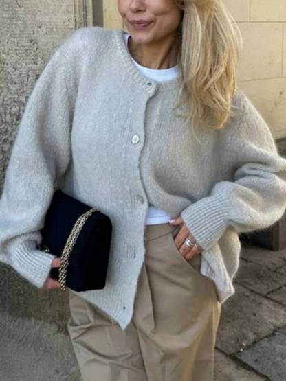 Candy Color Cardigan Knitwear