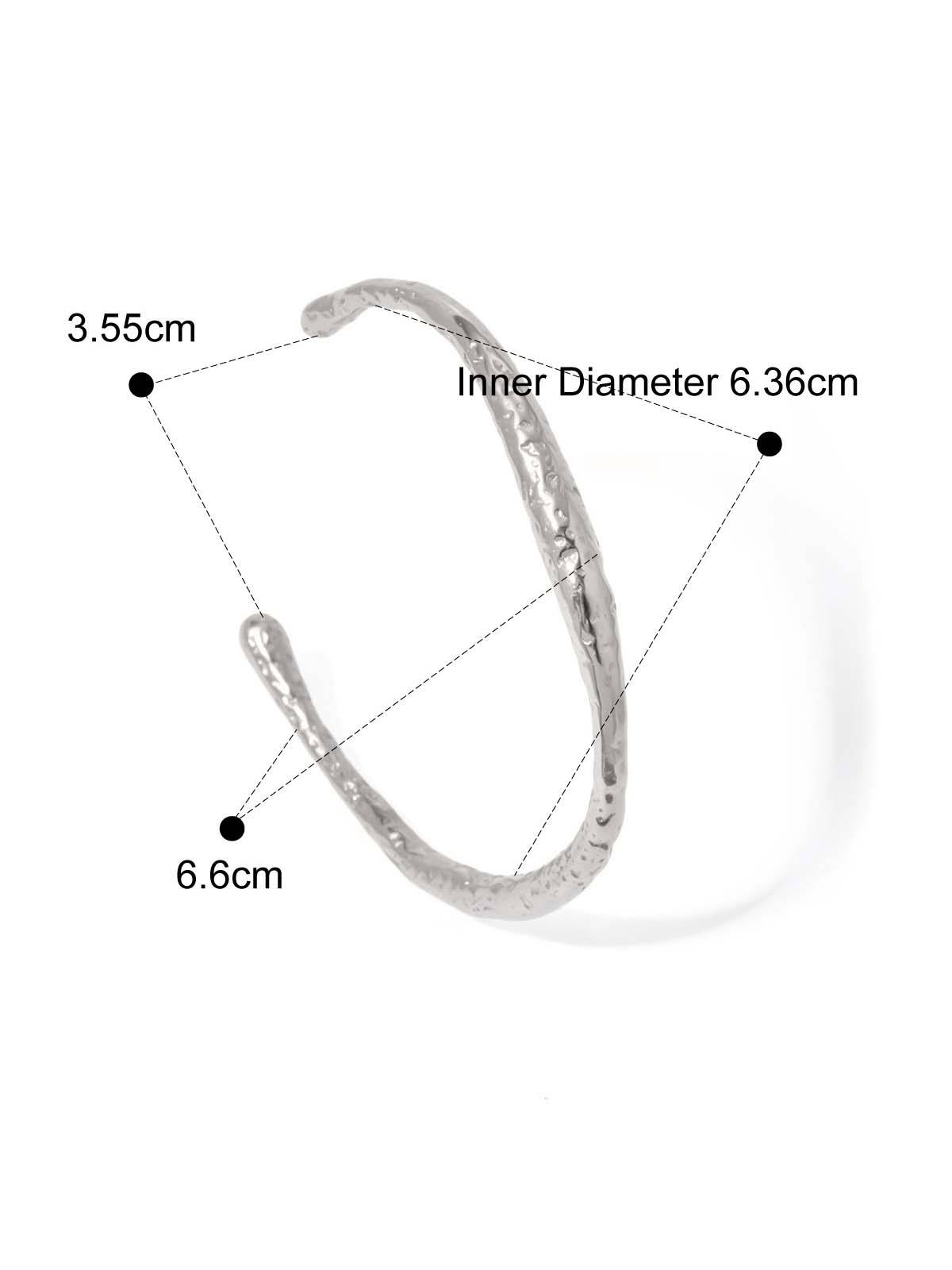 Minimalist Irregular Curve Bracelet