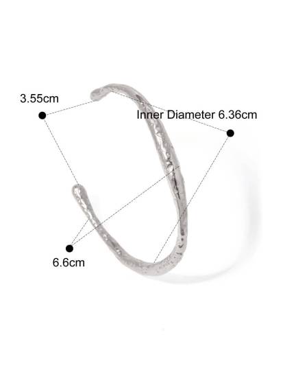 Minimalist Irregular Curve Bracelet