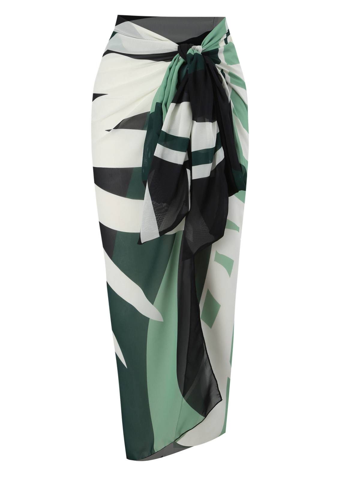 Printed Bikini Skirt