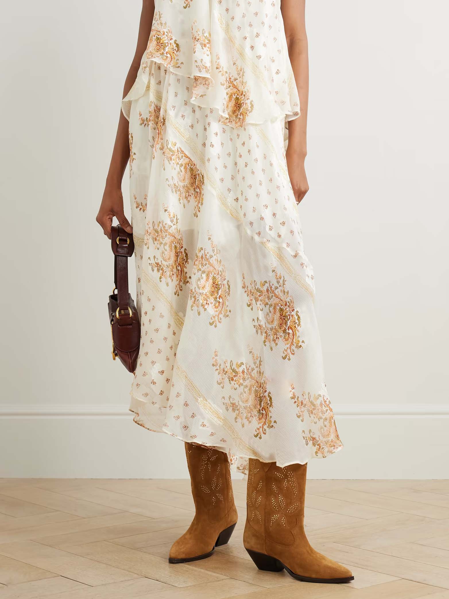 Exquisite Bohemian Print Skirt