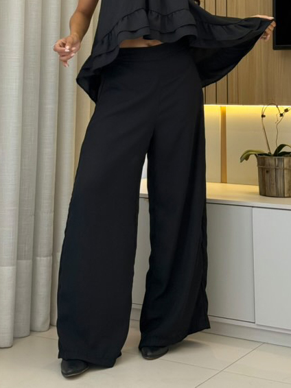 Versatile Elastic Loose Wide-leg Pants