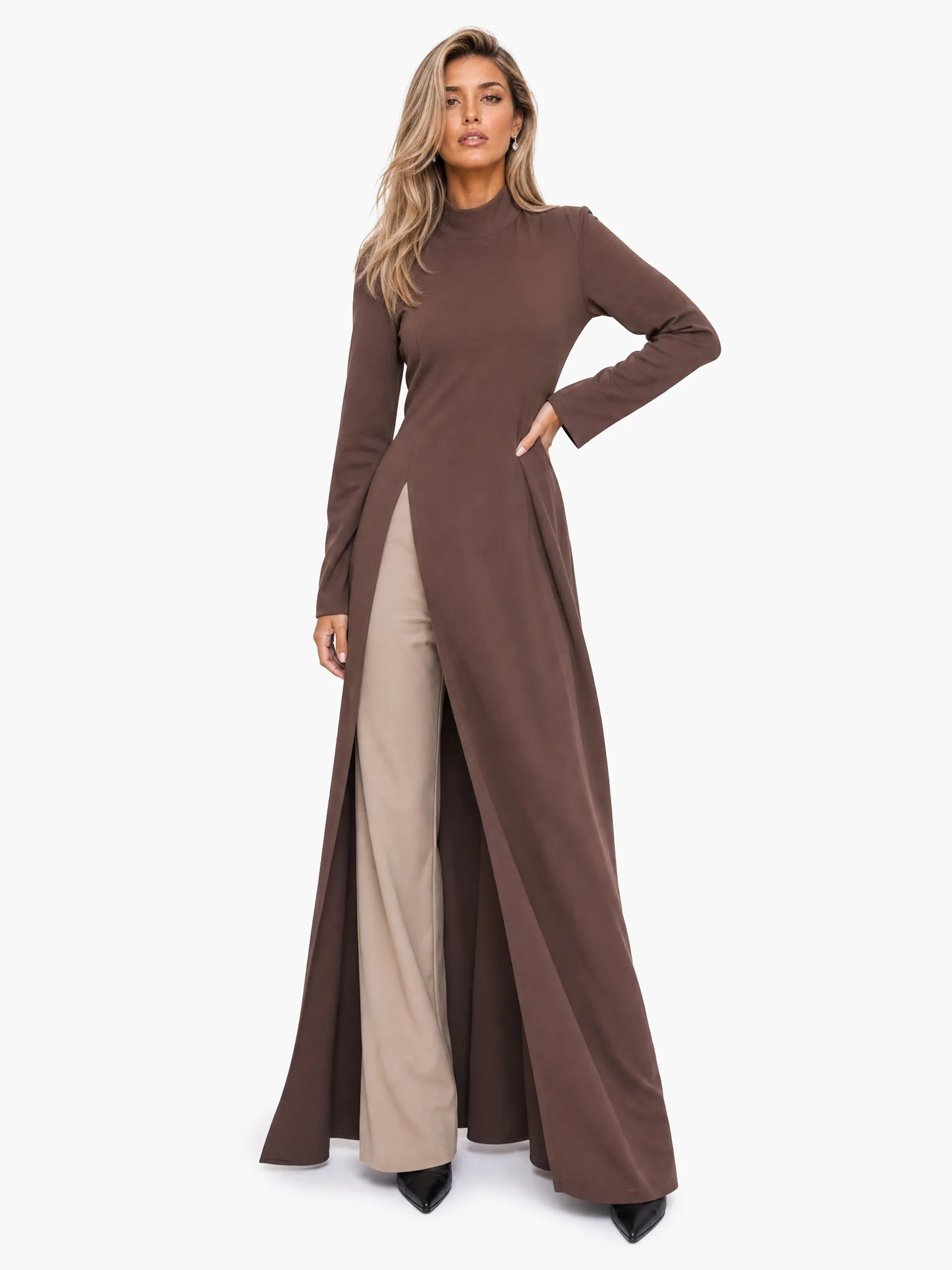 Fashion Slit Long Dress