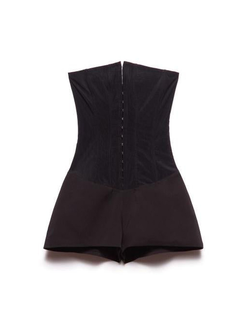 Sexy Strapless Corset Jumpsuit