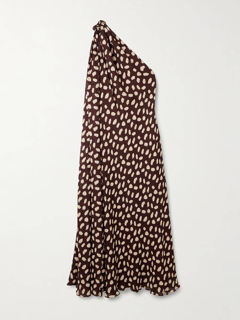 Elegant Freedom One-Shoulder Printed Maxi Dress