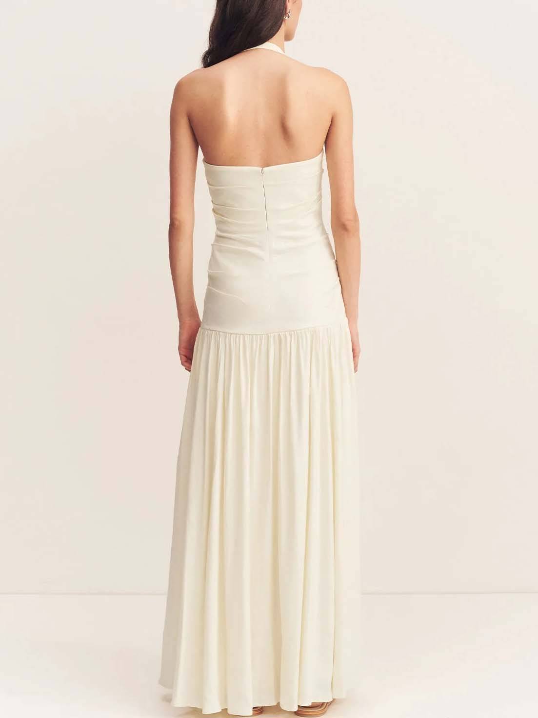Halter neck Slim Fit Maxi Dress