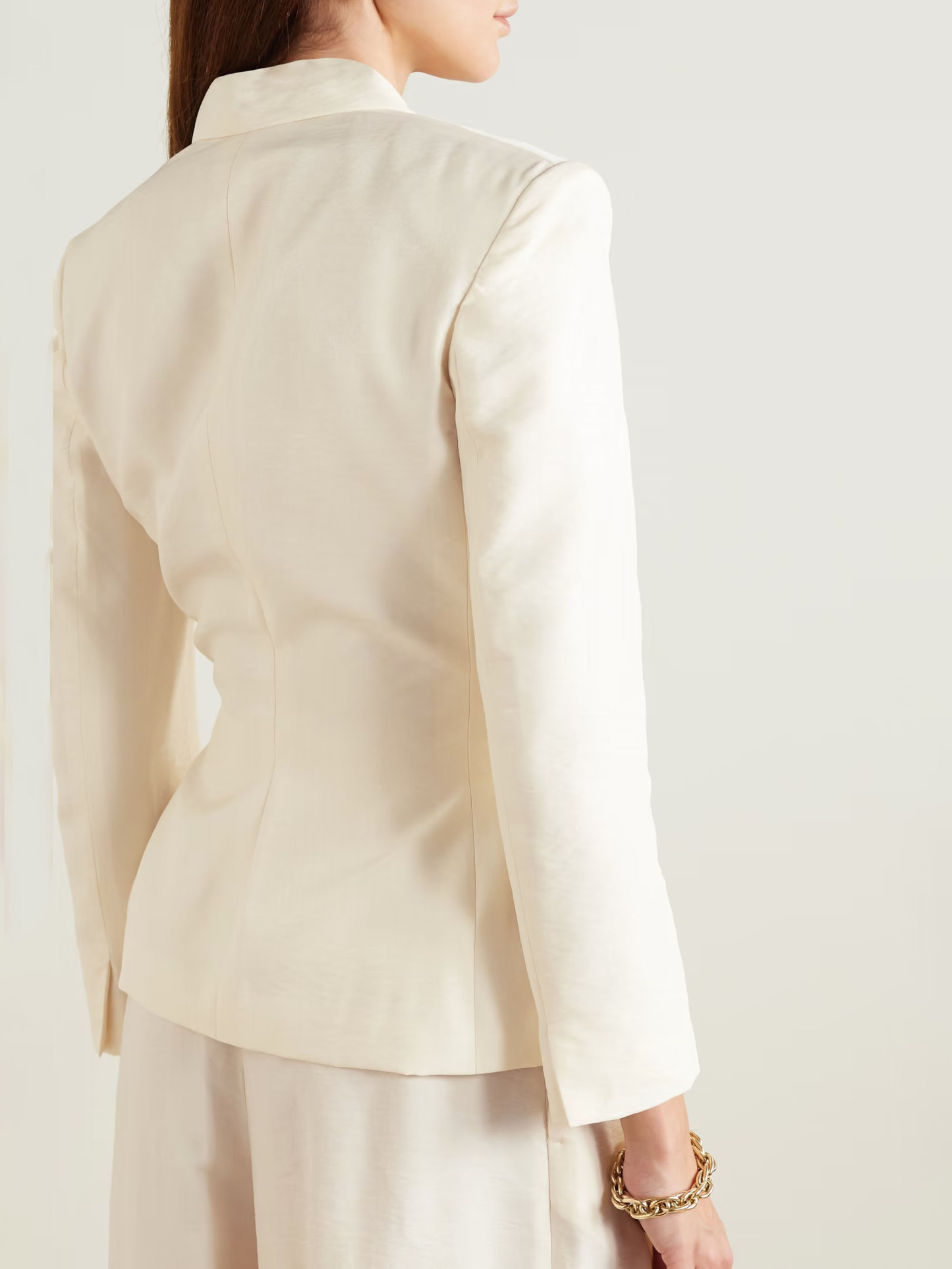 Elegant Tailored Waist Blazer