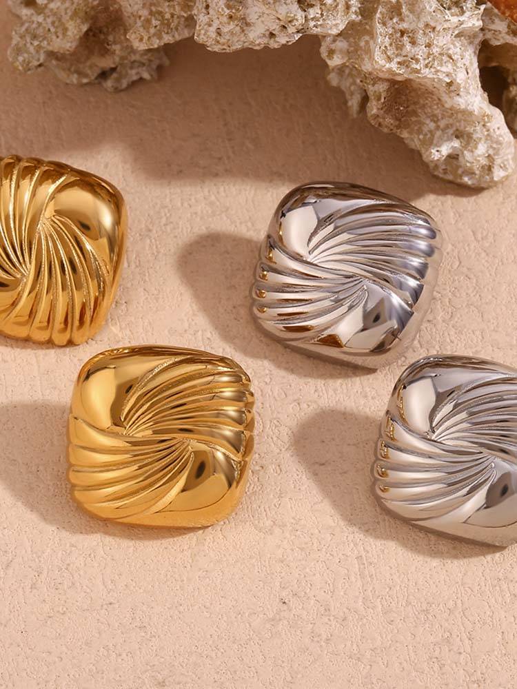 Minimalist Square Earrings