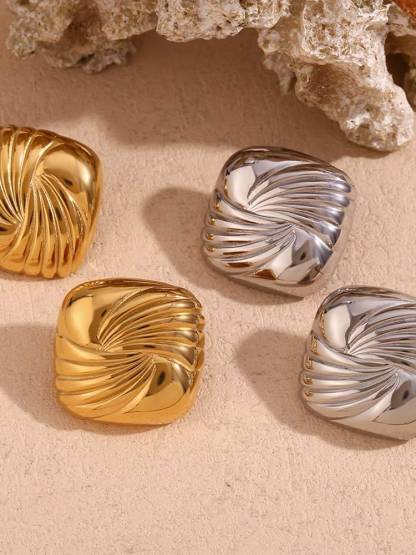 Minimalist Square Earrings