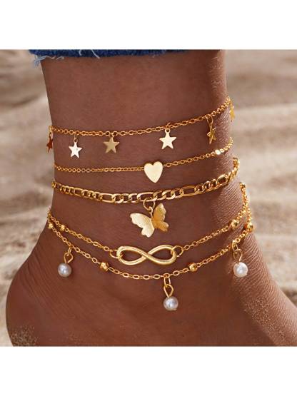 Pineapple Star Elements Anklet