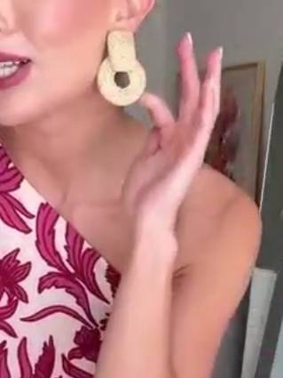 Straw Hand-woven Earrings