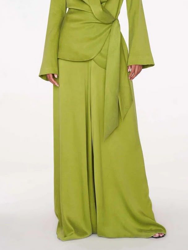 Exquisite Satin Loose Wide-leg Pants