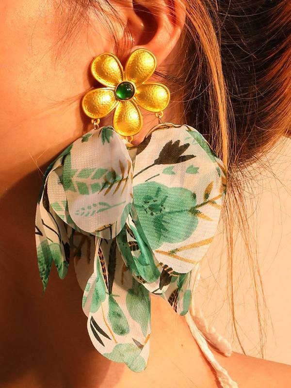 Colorful Petal Earrings