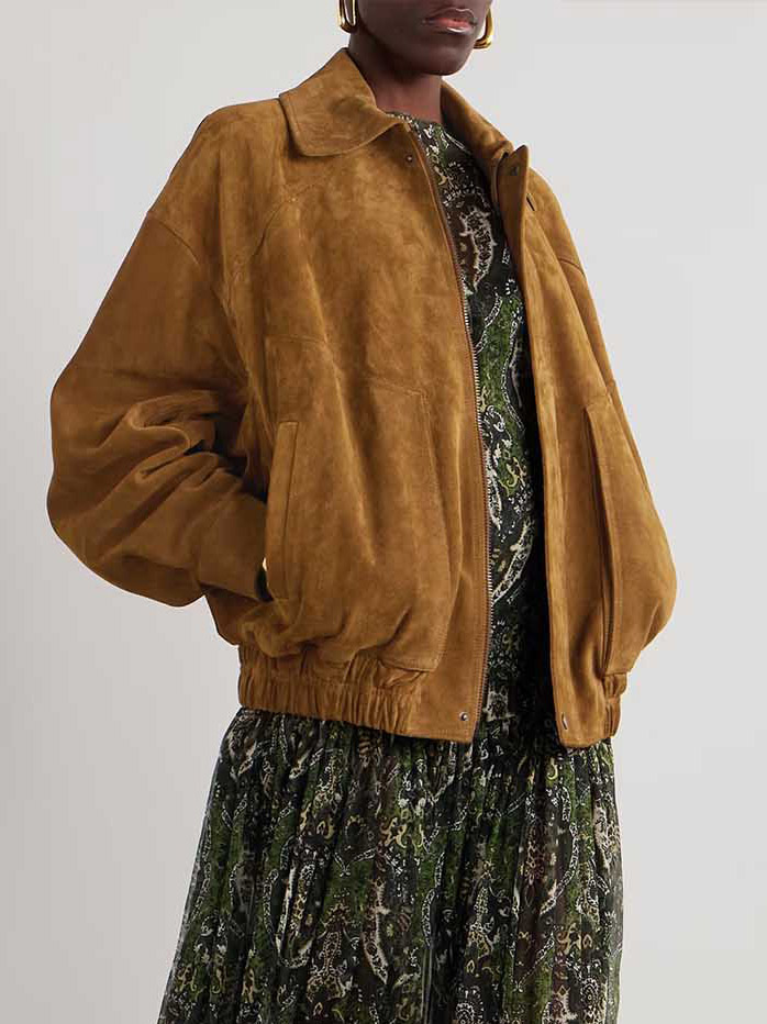 Exquisite Suede Coat Jacket