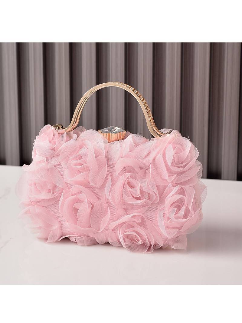 Three-dimensional Flower Handbag