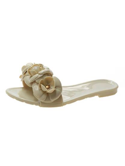 Camellia Flat Slippers