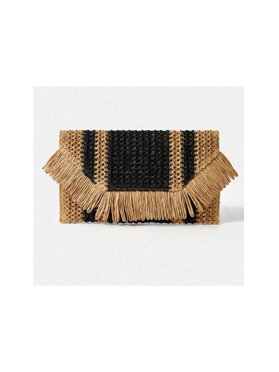 Tassel Straw Bag