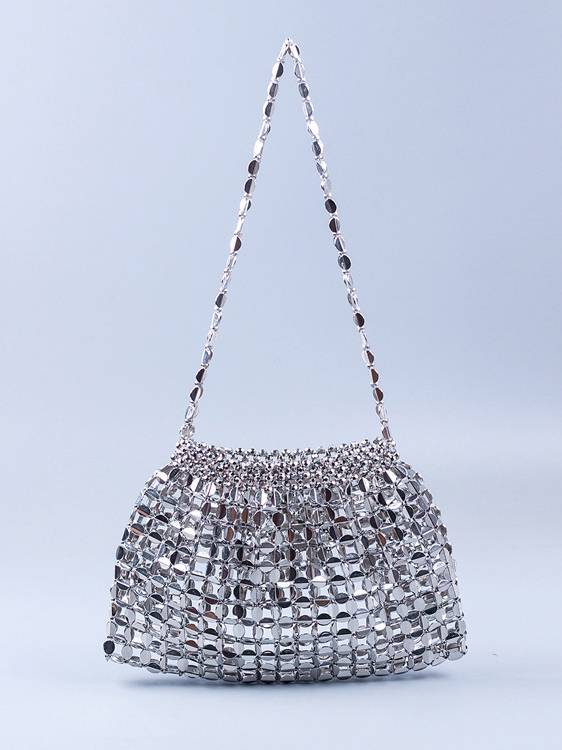 Hollow-out Woven Handbag Underarm Bag