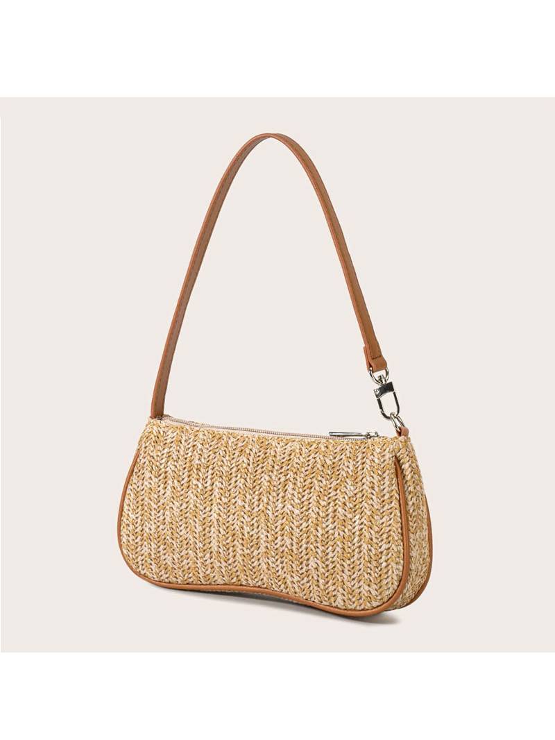 Straw Underarm Bag