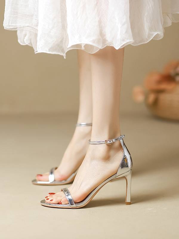Simple One-strap High Heels