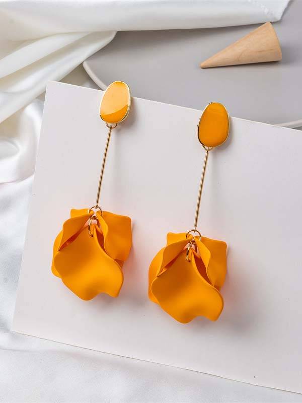 Petal Tassel Earrings