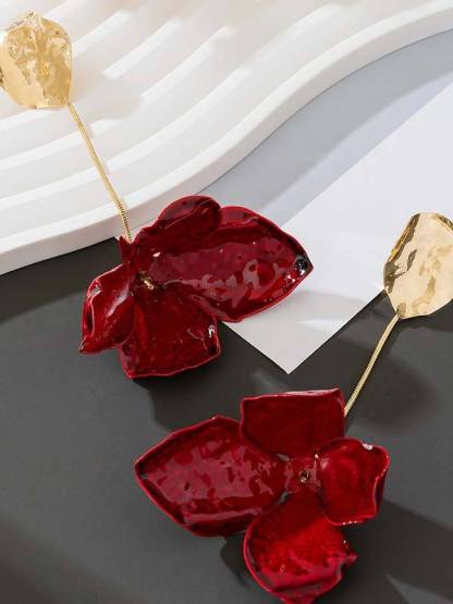 Flower Tassel Earrings